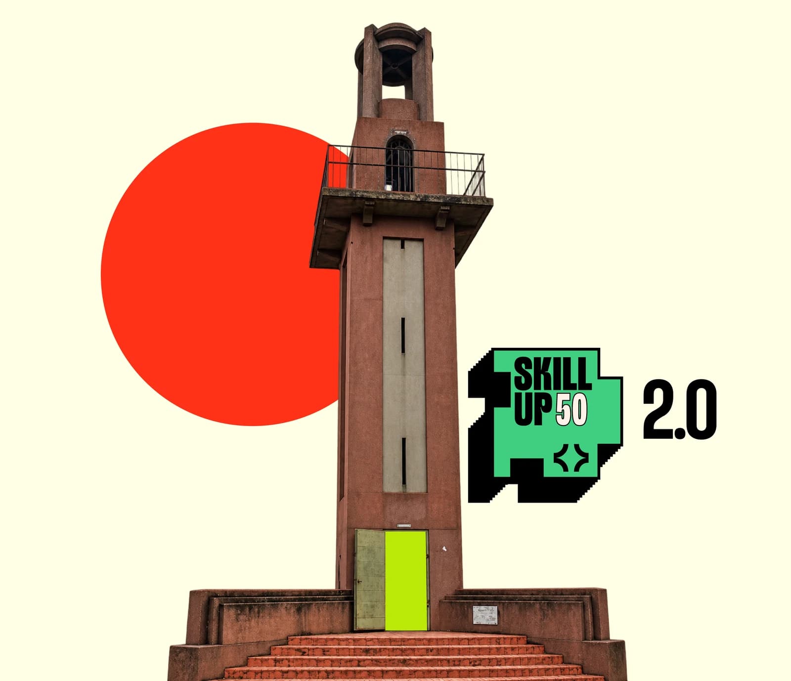 Bower's Tower, Ibadan, with the SkillUp50 2.0 badge