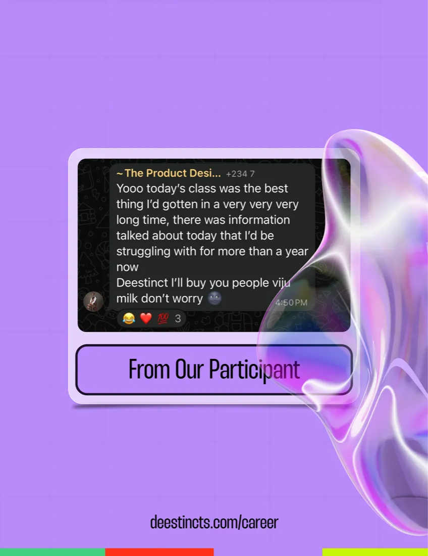Testimonial from a SkillUp50 Lagos participant